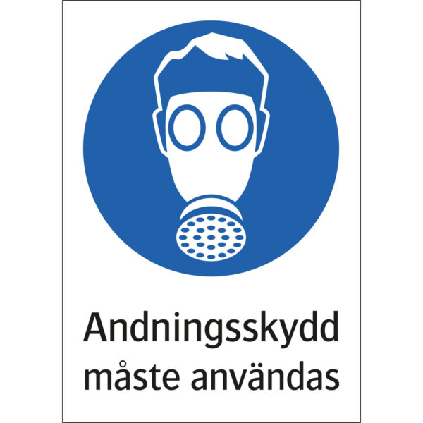 Andningsskydd måste användas