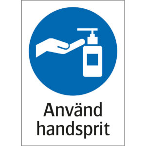 Använd handsprit