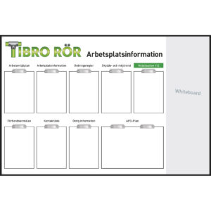 Arbetsplatstavla Tibro Rör
