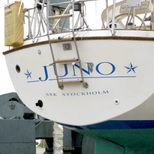 Båtdekaler skuren vinyl