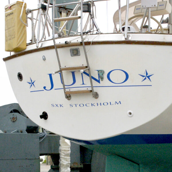 Båtdekaler skuren vinyl