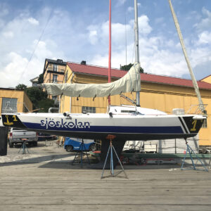 Båtdekor skuren vinyl