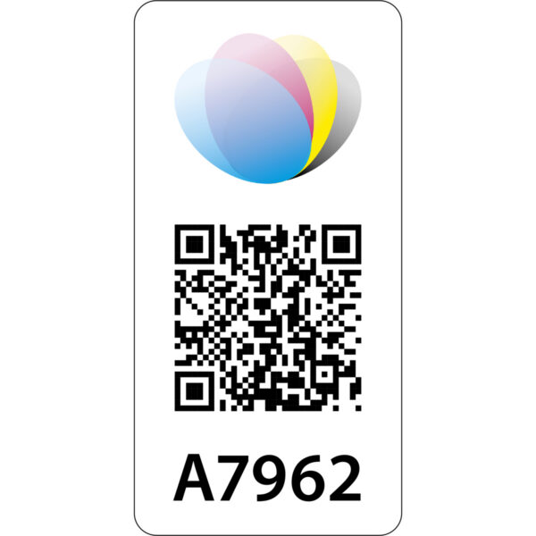 Dekaler med löpnummer och QR-kod
