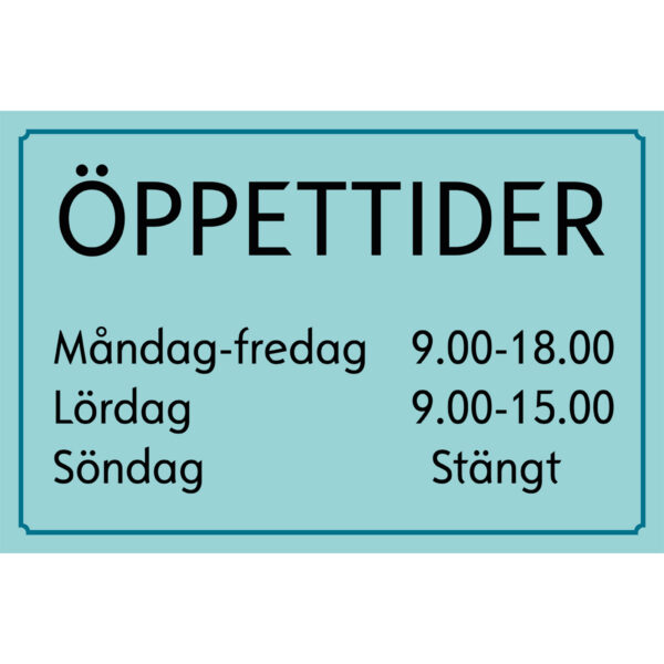 Skylt eget format